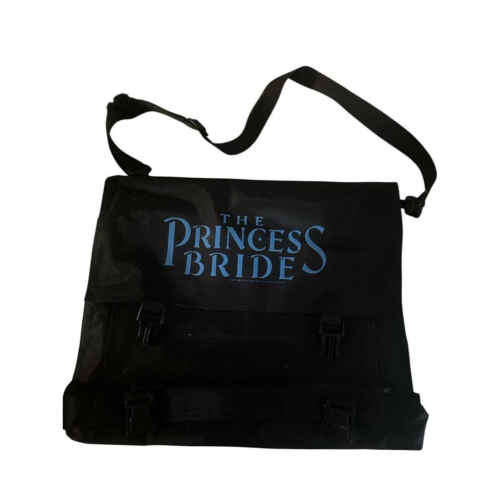 The Princess Bride Messenger Bag Black Blue Logo Crossbody Film Movie Merch